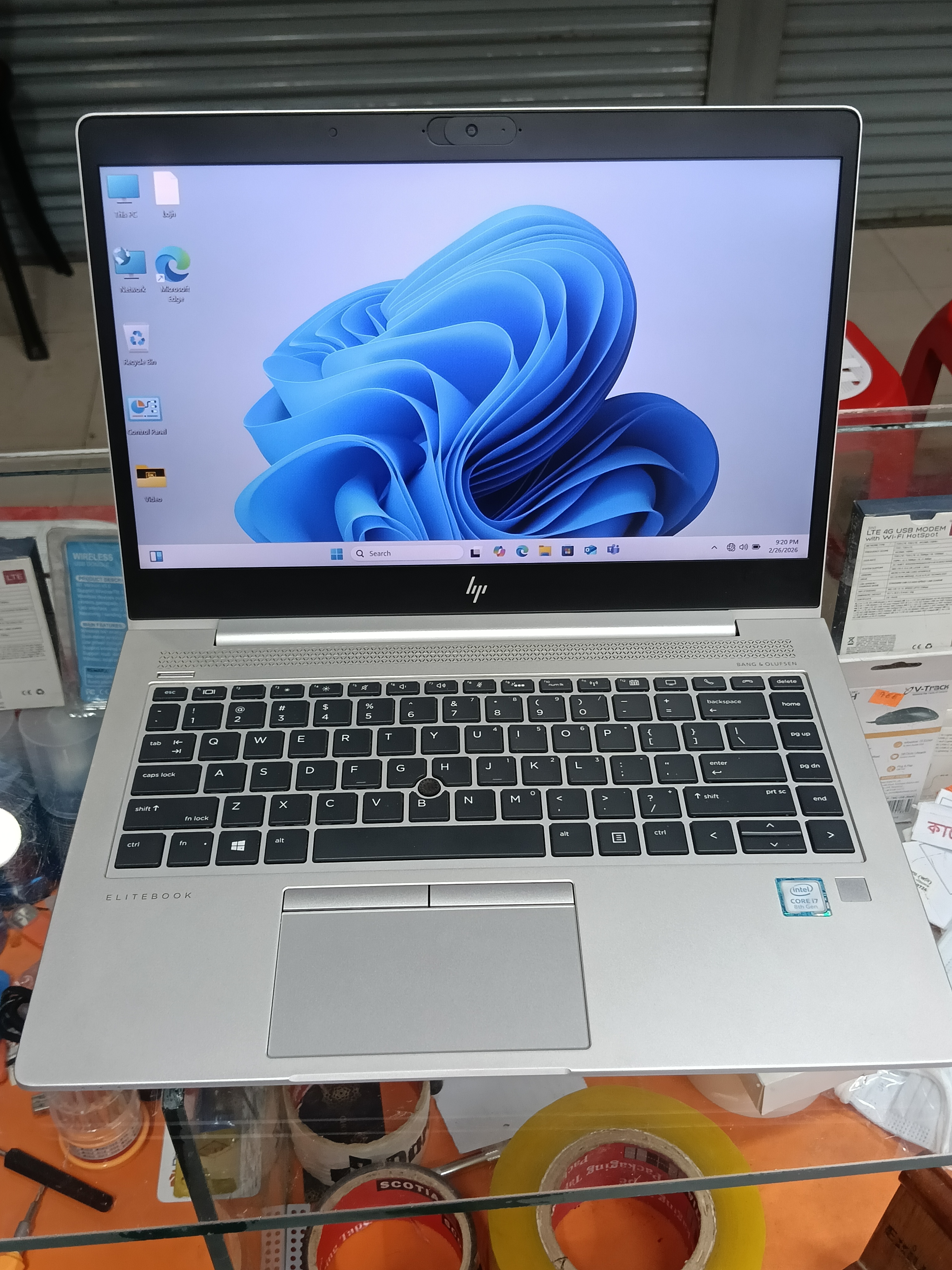 HP 840 G5 i7 8th Gen Ram 8GB, SSD 256GB 2GB Dedicated Graphic Laptop.